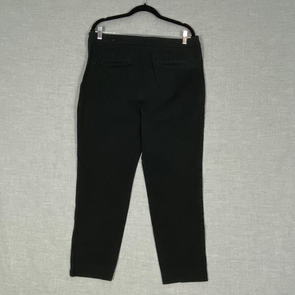 Talbots Chatham Ankle Pants Sz 16 Black Side Zipper - Picture 3 of 9